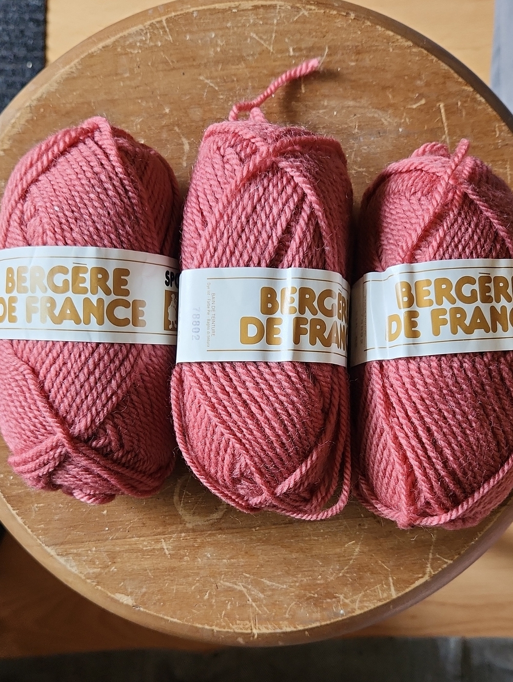 Bergere de France Pink Yarn - 3 Skeins